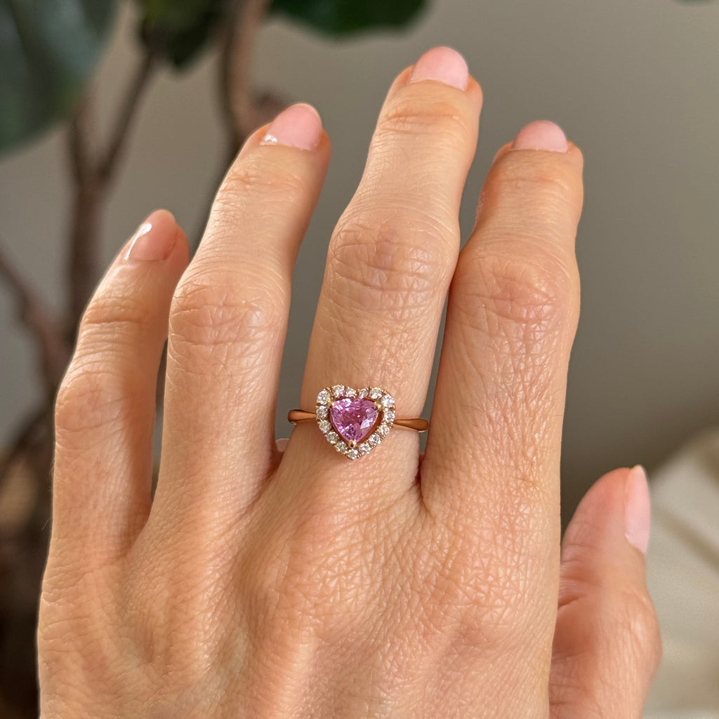 Anel Blush Heart