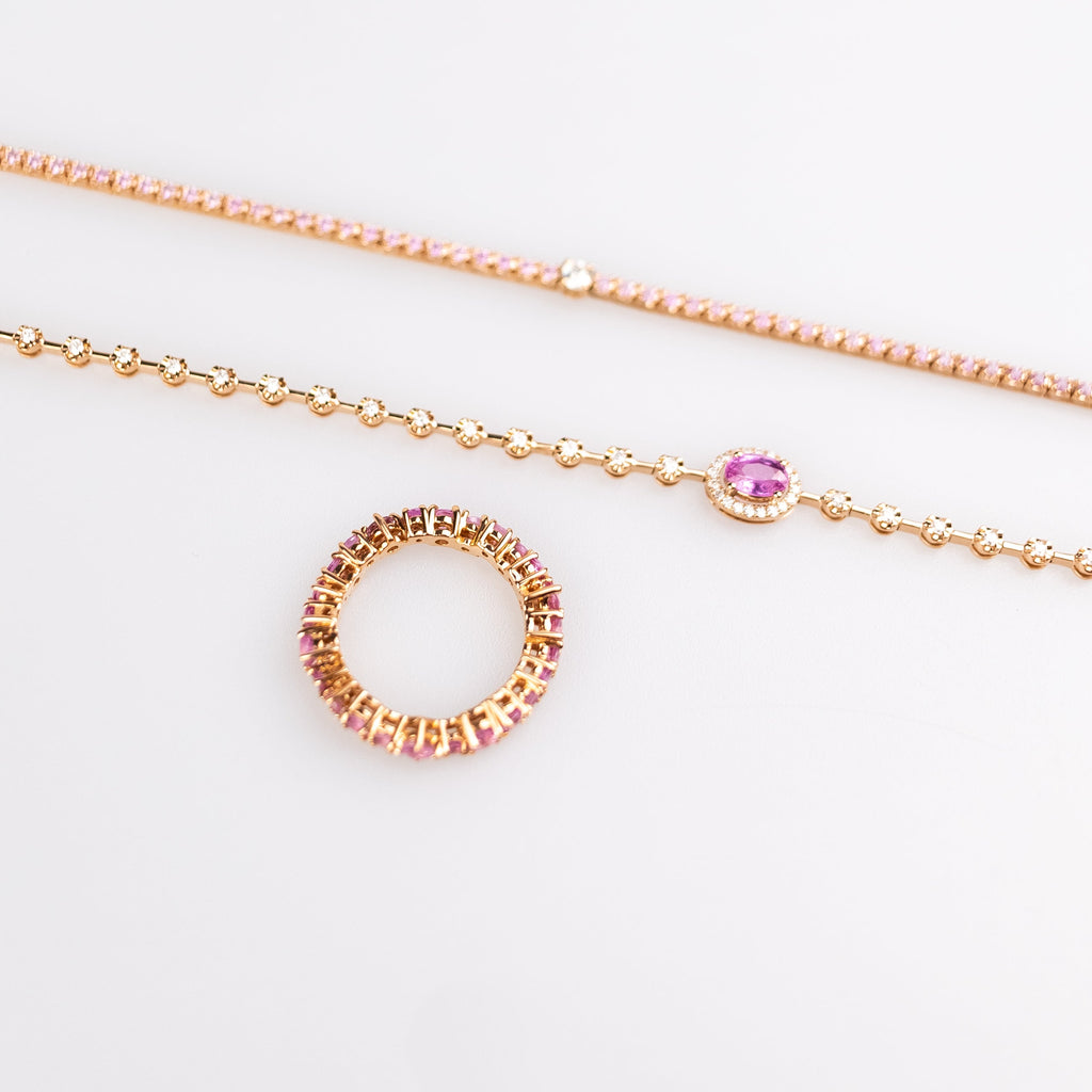 Aliança inteira Blush