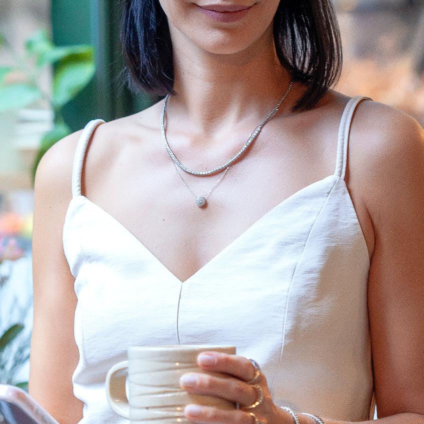 Colar Meia Riviera 5pts