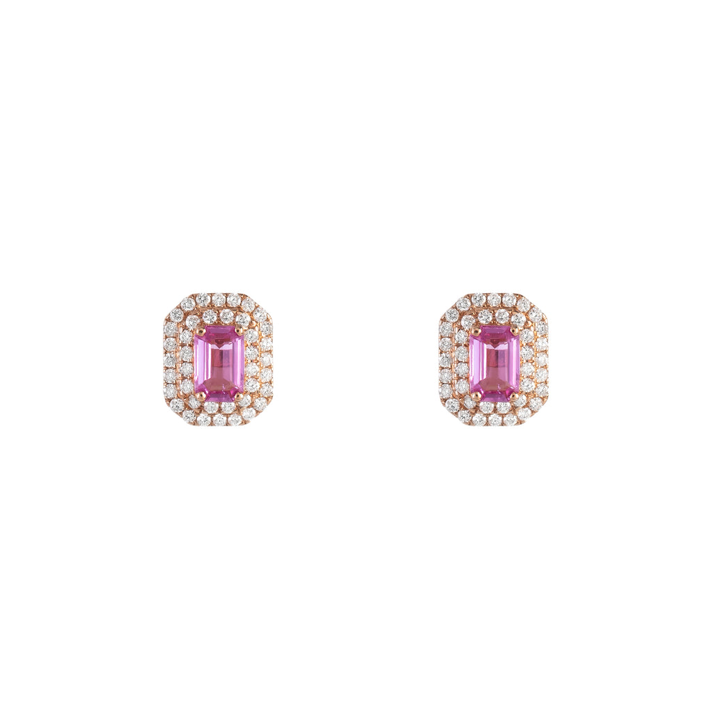 Brinco Blush Emerald