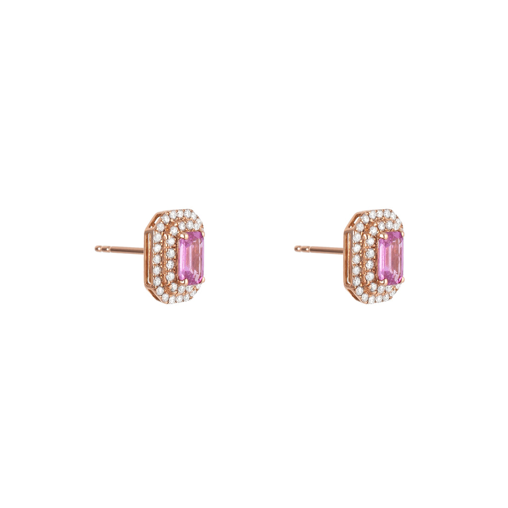 Brinco Blush Emerald